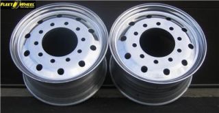 Alcoa 22 5 x 13 00 Aluminum Wide Base Steer Wheels 2