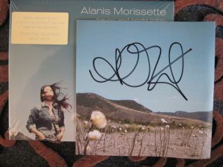Alanis Morissette Signed Havoc and Bright Lights CD