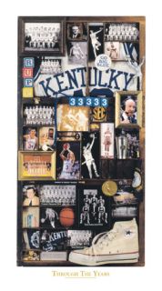 Kentucky Wildcats Basketball History Nostalgic Collage Poster Print 