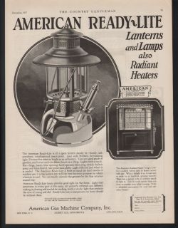   Ready Lite Lantern Heater Stove Gas Albert Lea Minnesota Art Ad