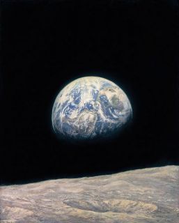 Alan Bean Mother Earth A P Giclee Canvas Moon Apollo