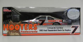 Alan Kulwicki 7 Hooters 20th Anniversary 1995 Ford Thunderbird