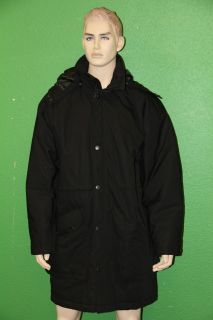 Steven Alan Mens Black 100 Cotton Parka Winter Coat MOW37CT Size XL $ 