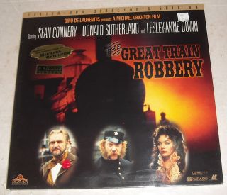SEALED Movie Laserdisc 1975 The Great Train Robbery Sean Connery 