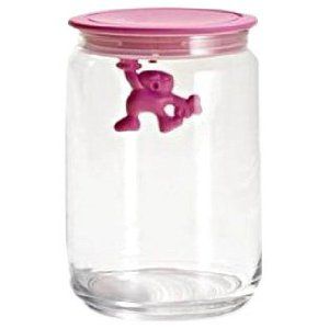 Alessi Modern Gianni Kitchen Storage Jar Pink 90CL