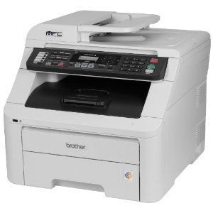 Brother MFC 9325CW Color Laser All in One Printer w Ink New 