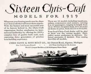   Craft Cruiser Mahogany Wood Boat Models Marine Nautical Algonac
