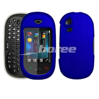 For Alcatel OT 881 One Touch Xtra Cover Dr Blue Rubber