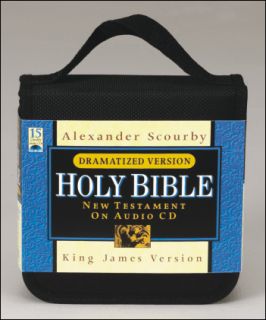   Bible New Testament Dramatized CD King James Version Alexander Scourby