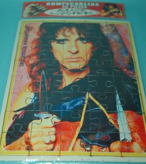Alice Cooper Rock Puzzle Jigsaw SEALED Pack Argentina 2