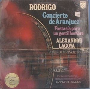 Alexandre Lagoya Rodrigo Concierto de Aranjuez LP