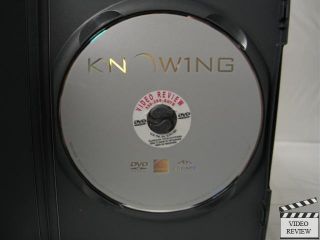 Knowing DVD Nicholas Cage Rose Byrne 025192031885