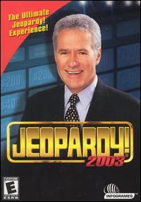 Jeopardy 2003 PC CD Trivia TV Game Show for Computer