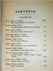 1908 Worlds Great Sermons Spurgeon D L Moody John Wesley Jonathan 