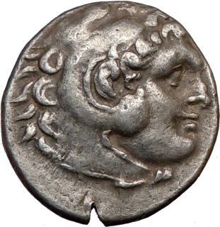 Alexander III The Great 280BC Big Ancient Genuine Silver Greek Coin 