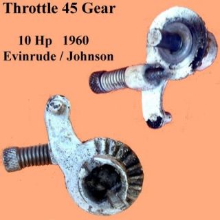 Throttle Control Gear 45 10 HP Evinrude Johnson 1960