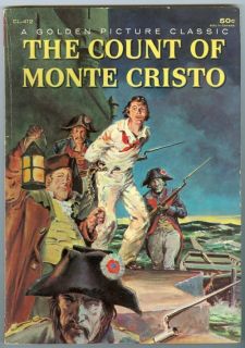 The Count of Monte Cristo by Alexandre Dumas 1957 VG FN Golden Picture 