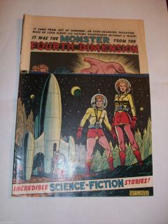 Weird Science 7 Original Pre Code EC Comic 1951 Rocket SHIP Cover LQQK 