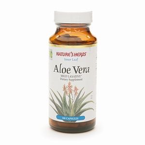 nature s herbs aloe vera inner leaf 100 capsules dietary supplement 