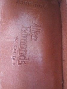 Allen Edmonds Barbados Mens Woven Leather Penny Loafer Chestnut Brown 
