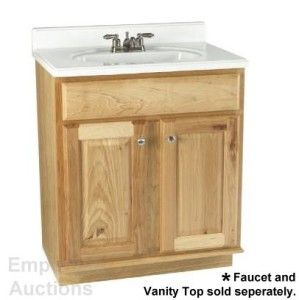 Natural Hickory Vanity Cabinet 30 Bath Bathroom Sink