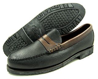 NWD Allen Edmonds Men Holton Black Brown Loafer Shoes Left 9D Right 8 