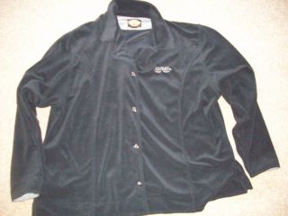Harley Davidson Ladies Long Sleeve Button Fleece Jacket Size XL