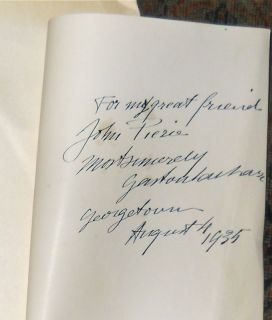 Authentic 1935 Gaston Lachaise Inscription & Signature on Paul Strand 