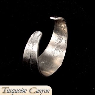   American Silver Tufa Cast Bracelet by Ernie Alviso SKU 224937