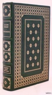 Decision Signed Allen Drury Limited First Edition Gold Gilt Leather 