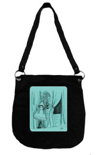 Alice in Wonderland Messenger Bag  Alice Key TIM BURTON Inspired