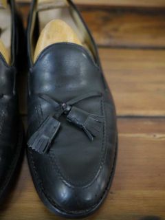 Vtg Allen Edmonds USA Made Grayson Leather Tassel Loafers 9 5 C 43 