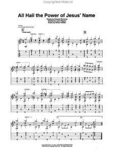HYMNS FOR CLASSICAL GUITAR   GUITAR SOLO   SHEET MUSIC SONG BOOK   TAB