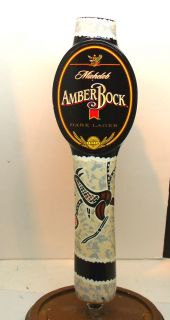 Michelob Amber Bock Dark Lager Beer Tap Handle Draft Keg Kegerator 