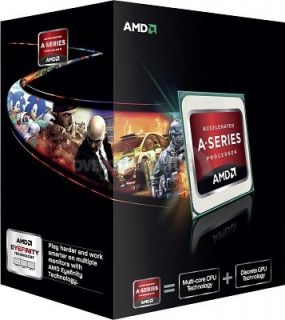 AMD 2nd Gen APU A10 5800K Trinity 3 8 GHz Socket FM2 Quad Core Desktop 