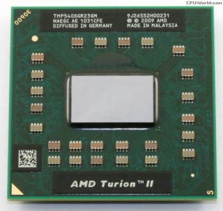 AMD Mobile Turion II Ultra Dual Core P540 2 4GHz 2M S1