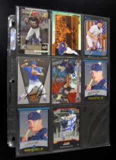 LOT OF 125 CHICAGO CUBS AUTO CARDS SIGNED AUTOGRAPH MIX MLB 