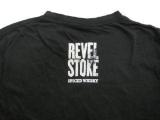 Revel Stoke Spiced Whiskey American Apparel USA Womens T Shirt Size 
