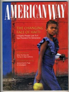 American Airlines Magazine American Way 10 1991 Haiti