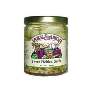 Jake Amos Sweet Pickled Garlic 2 9 oz Jars