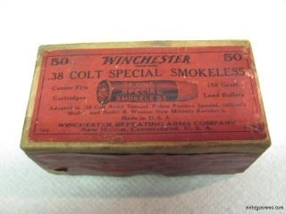 Winchester Empty 2 Piece Cartridge Box for 38 Colt Special