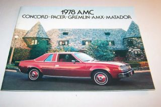 1978 American Motors Matador Gremlin Pacer Car Brochure