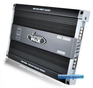   3000W MAX 4 OHMS CAR STEREO CLASS D 1 CHANNEL MOSFET AMPLIFIER