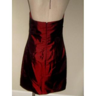 Womens size Amsale irridescent Burgundy dressy party prom bridesmaid 