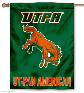 Texas Pan American Broncs Utpa University College House Flag