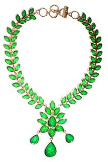 Amrita Singh New Dune Gold Plated Evergreen Necklace Collier Halskette 