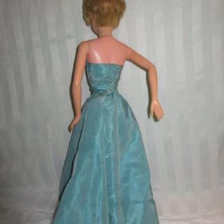 Authentic Vintage 1961 Kaysam 21 Doll w Original Beautiful Blue 