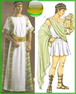 Julius Cesear Tunic Greek Roman Toga Patterns XL XXXL