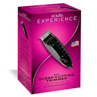 Andis Experience GTX Hair Trimmer GTO Black with T Outliner Blade 