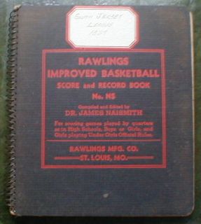 New Jersey Basketball League 1939 Woodstown Salem Audubon Andover 